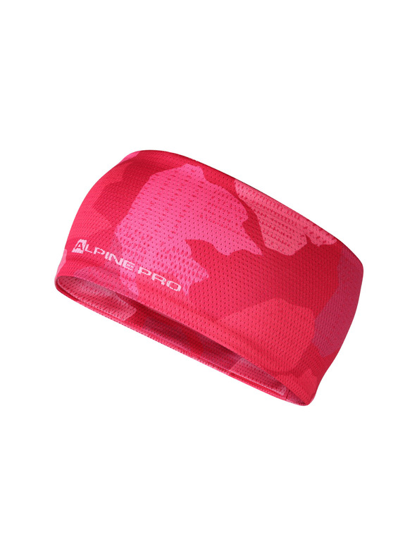 ALPINE PRO Sportska brza sušiva traka za glavu ALPINE PRO MUSA 2 neon knockout pink varijanta pa