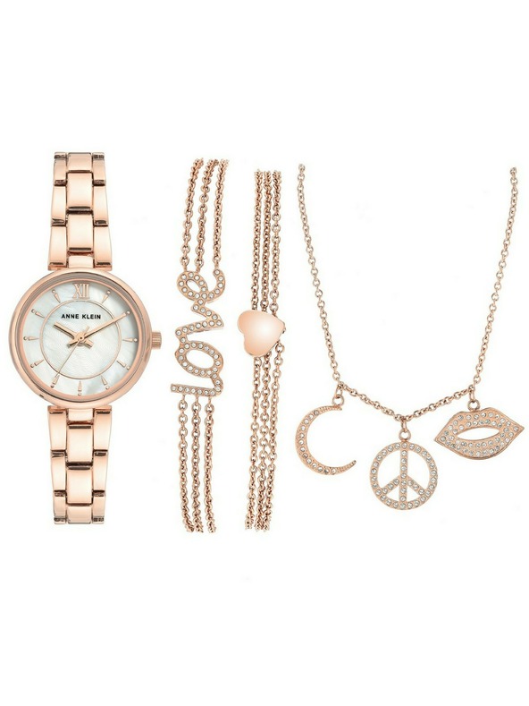 Anne Klein Ružičasto zlatni ženski satovi Anne Klein