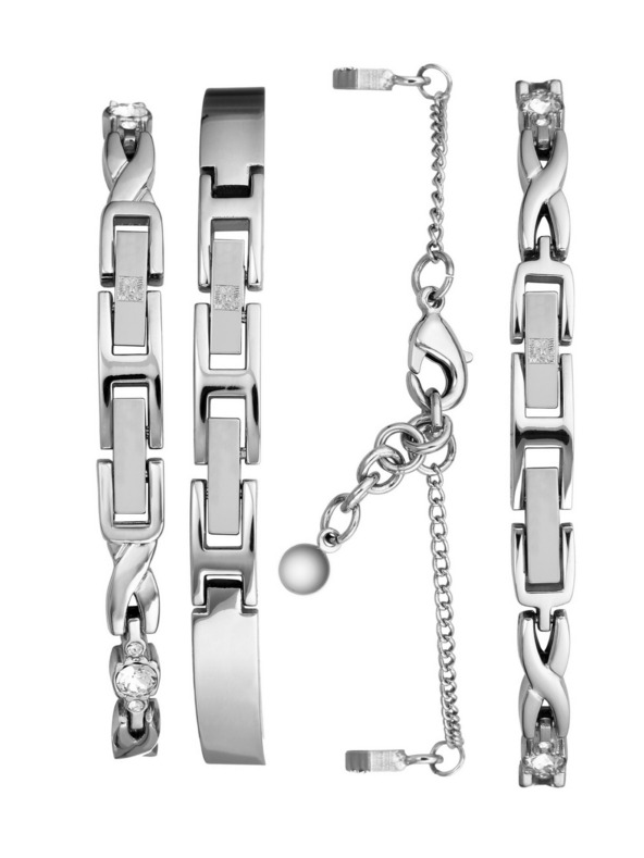 Anne Klein Srebrni ženski komplet sata i nakita Anne Klein