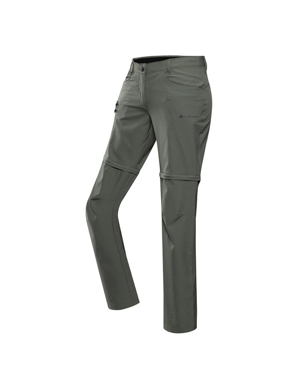 ALPINE PRO Ženske brzo sušive hlače s cool dry ALPINE PRO NESCA 2 olivine