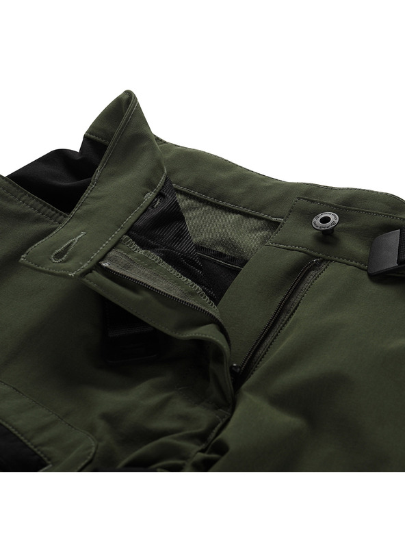 ALPINE PRO Ženske softshell hlače ALPINE PRO AKANA 2 rifle green