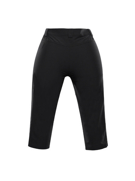 ALPINE PRO Ženske softshell capri hlače ALPINE PRO WEDERA 2 black