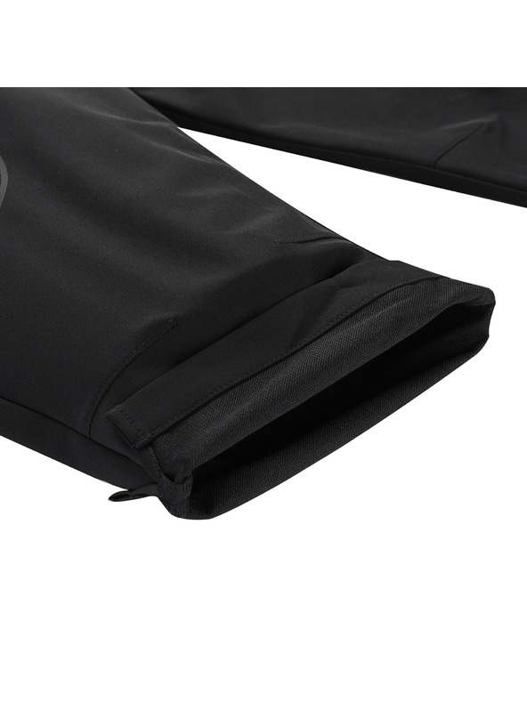 ALPINE PRO Ženske softshell capri hlače ALPINE PRO WEDERA 2 black