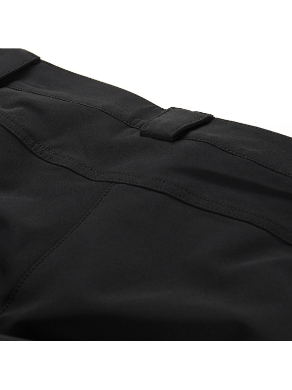 ALPINE PRO Ženske softshell capri hlače ALPINE PRO WEDERA 2 black