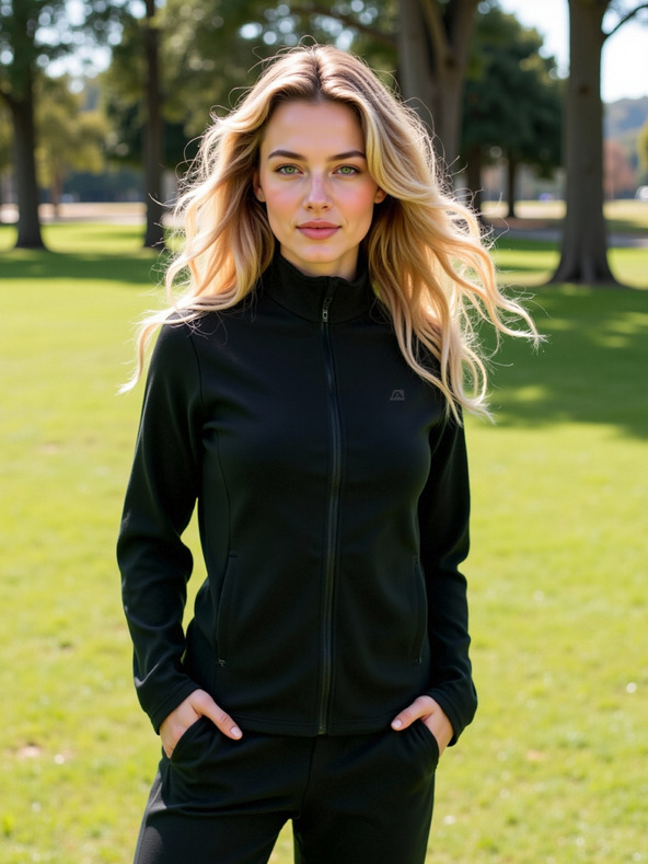 ALPINE PRO Ženska flisana dukserica ALPINE PRO SIUSA 2 black