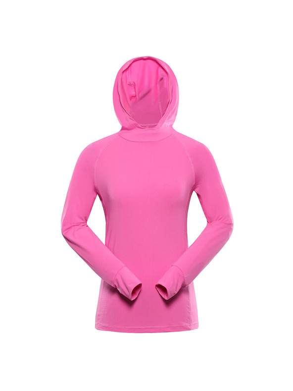 ALPINE PRO Ženska funkcionalna dukserica s reflektirajućim elementima ALPINE PRO IZARA neon roza
