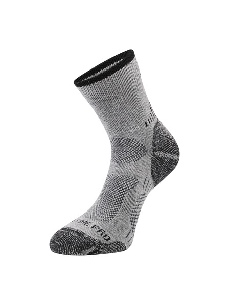ALPINE PRO Antibakterijske čarape ALPINE PRO KEROWE sive