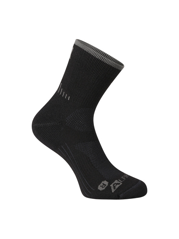 ALPINE PRO Antibakterijske čarape ALPINE PRO KEROWE crne