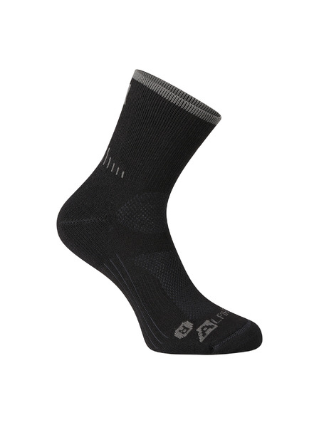 ALPINE PRO Antibakterijske čarape ALPINE PRO KEROWE crne