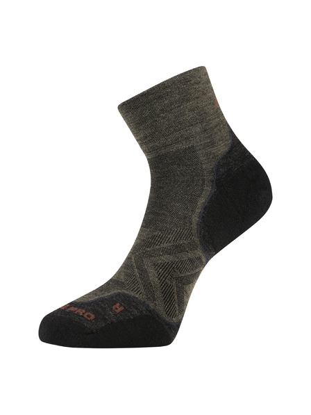 ALPINE PRO Antibakterijske čarape od merino vune ALPINE PRO DERERE stone sive