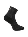 ALPINE PRO Antibakterijske čarape od merino vune ALPINE PRO DERERE crne