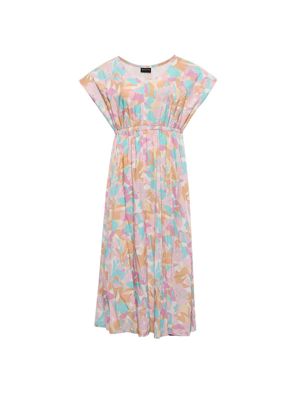 ALPINE PRO Ženske ljetne haljine ALPINE PRO NIEWA krem varijanta pa