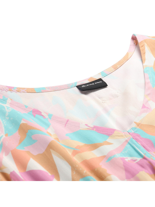 ALPINE PRO Ženske ljetne haljine ALPINE PRO NIEWA krem varijanta pa