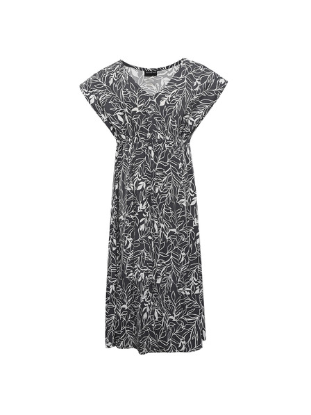 ALPINE PRO Ženske ljetne haljine ALPINE PRO NIEWA tamno siva varijanta pb