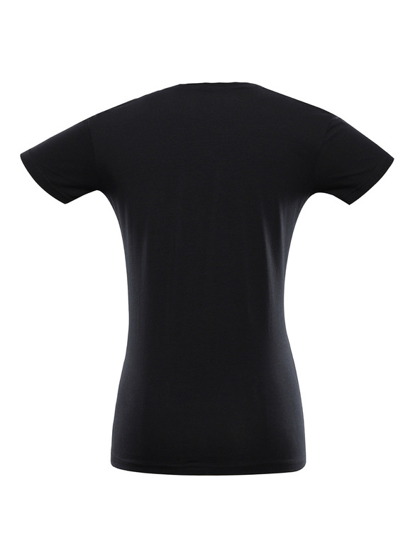 ALPINE PRO Ženska pamučna majica ALPINE PRO SUMEKA crna varijanta pa