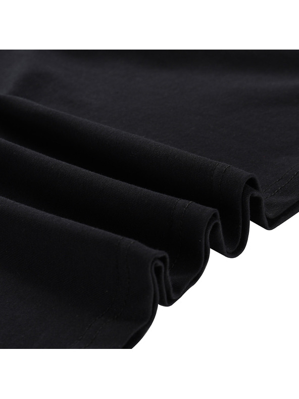 ALPINE PRO Ženska pamučna majica ALPINE PRO SUMEKA crna varijanta pa