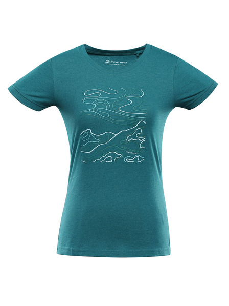 ALPINE PRO Ženska brzo-sušiva majica s cool dry ALPINE PRO NEGA 2 bayou varijanta pa