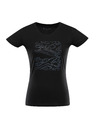 ALPINE PRO Ženska brzo-sušiva majica s cool dry ALPINE PRO NEGA 2 crna varijanta pa