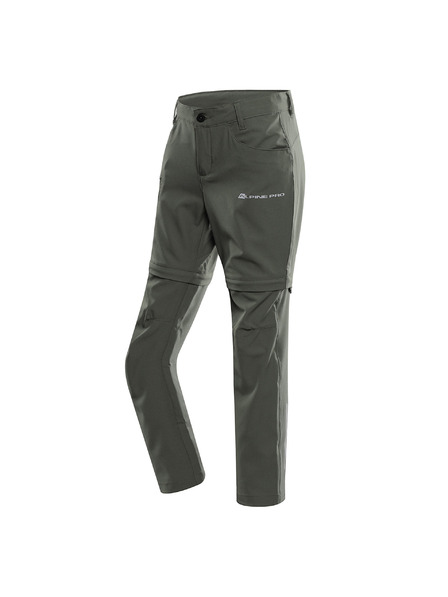 ALPINE PRO Dječje hlače s odvojivim nogavicama ALPINE PRO NESCO 2 olivine
