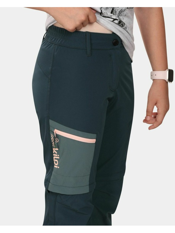 Kilpi Vanjske hlače za djevojčice Kilpi HOSIO-JG tamnozelene