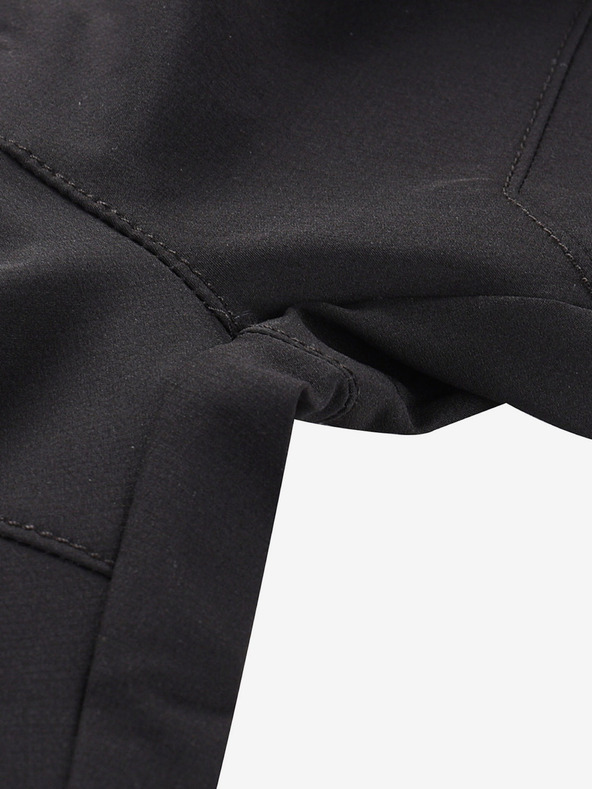 ALPINE PRO Dječje softshell kratke hlače ALPINE PRO BAKO crne