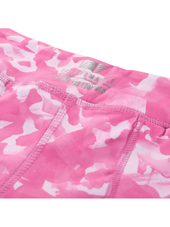 ALPINE PRO Dječje brzo sušeće tajice ALPINE PRO MARDO neon pink varijanta pb