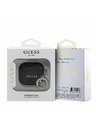 Guess Guess 4G Script PC/PU Charm Futrola za AirPods 4 Black