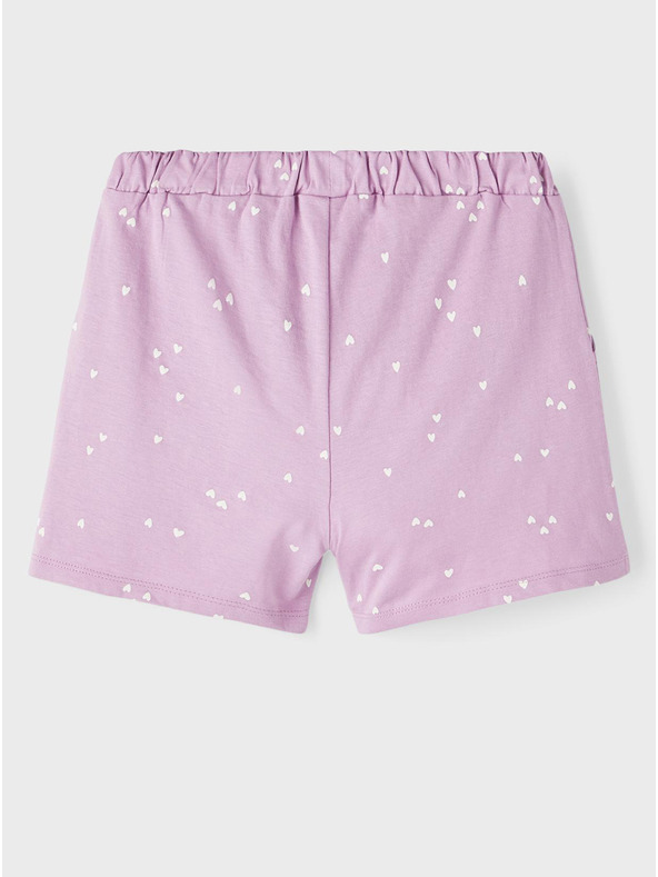 name it Svjetloljubičaste djevojačke kratke hlače s uzorkom nazvane su Henny