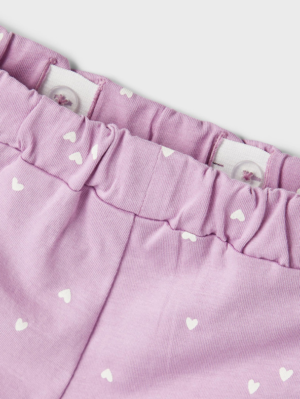 name it Svjetloljubičaste djevojačke kratke hlače s uzorkom nazvane su Henny