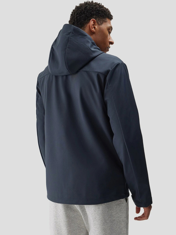 4F Muška vjetrootporna jakna softshell membrana 8000 4F