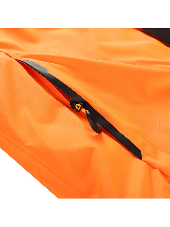 ALPINE PRO Muška skijaška jakna s ptx snježnom membranom ALPINE PRO DEAR neon shocking narančasta