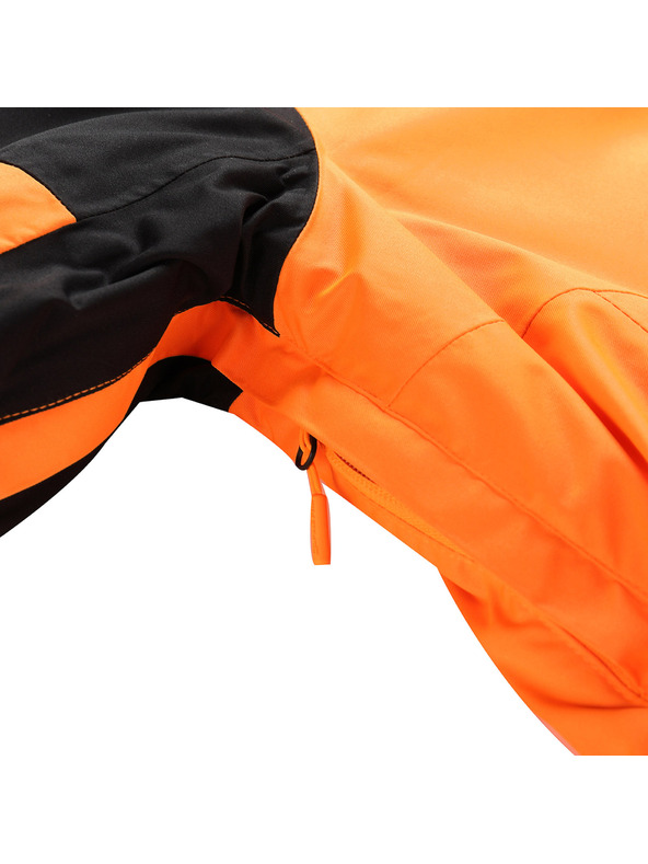 ALPINE PRO Muška skijaška jakna s ptx snježnom membranom ALPINE PRO DEAR neon shocking narančasta