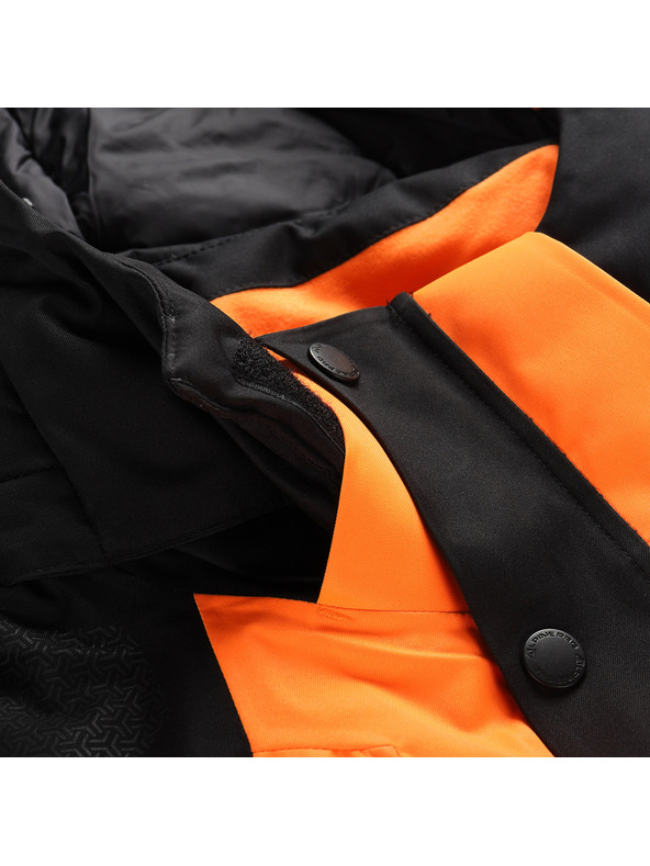 ALPINE PRO Muška skijaška jakna s ptx snježnom membranom ALPINE PRO DEAR neon shocking narančasta