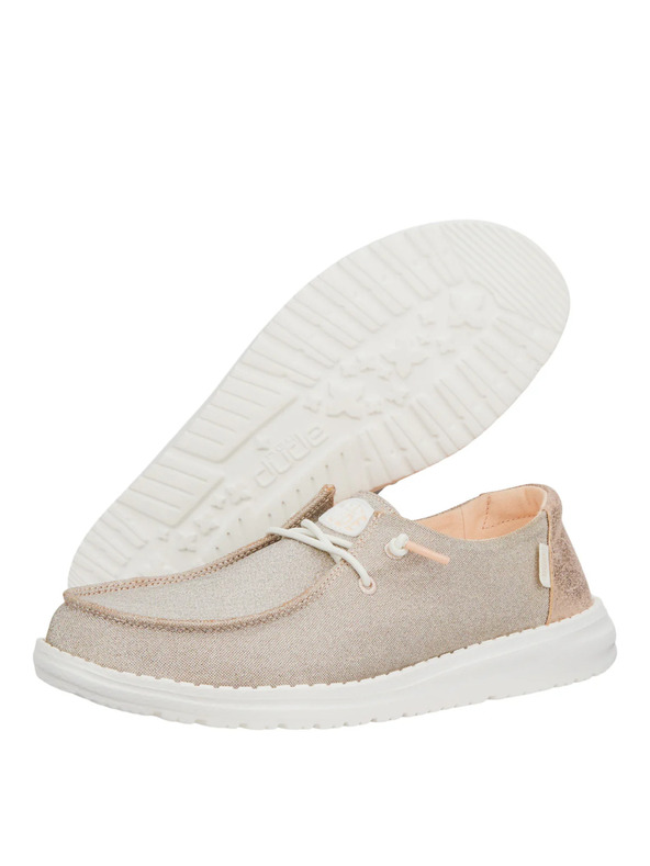 Hey Dude Ženske bež-ružičaste mokasinke Hey Dude