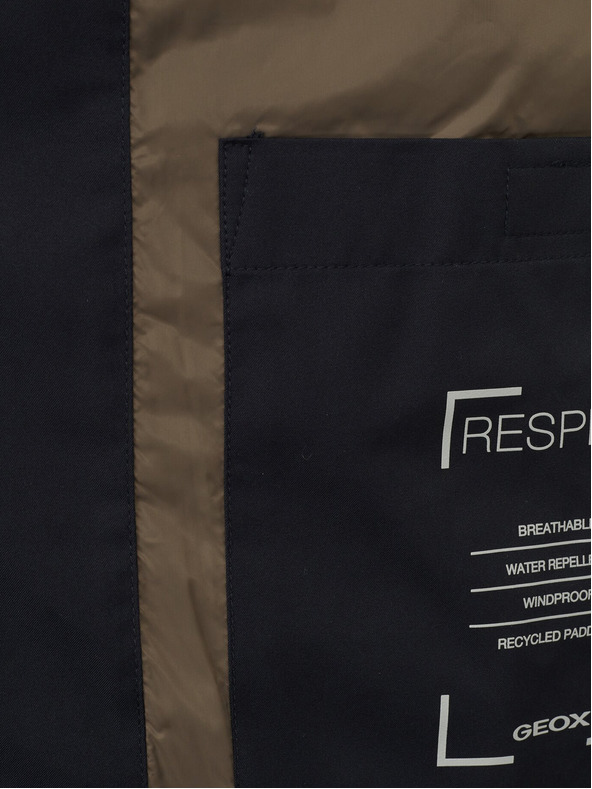 Geox Crna muška prošivena jakna Geox Sapienza