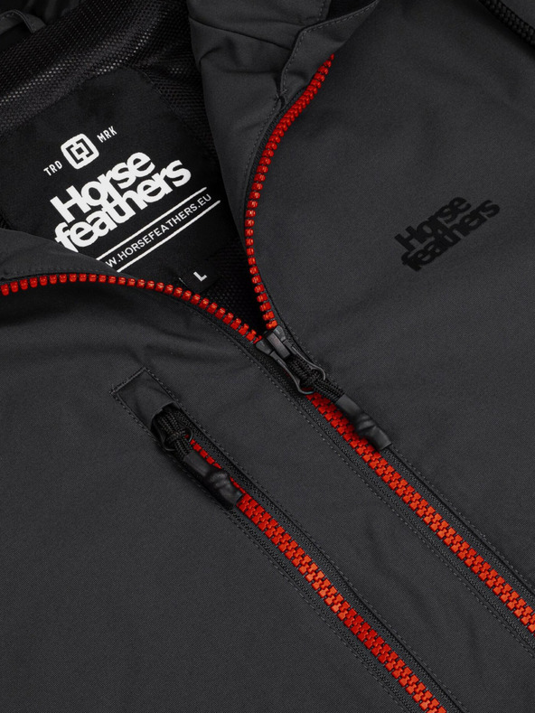 Horsefeathers Jakna Closter II - phantom/lava crvena veličina L HORSEFEATHERS