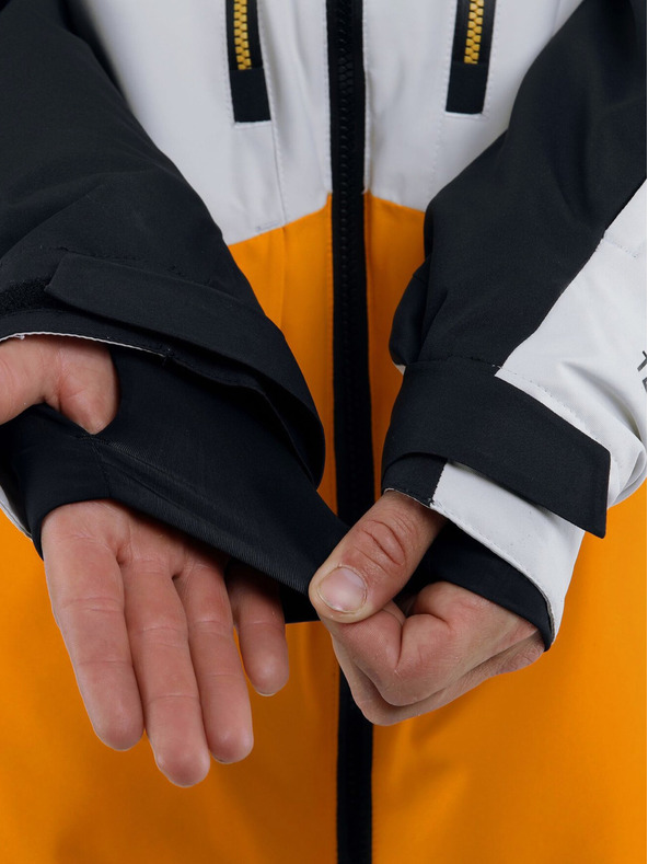 Horsefeathers Neizolirana jakna Halen II - crna/blistavo žuta veličina L HORSEFEATHERS