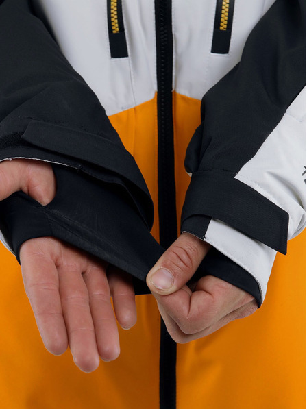 Horsefeathers Neizolirana jakna Halen II - crna/blistavo žuta veličina L HORSEFEATHERS