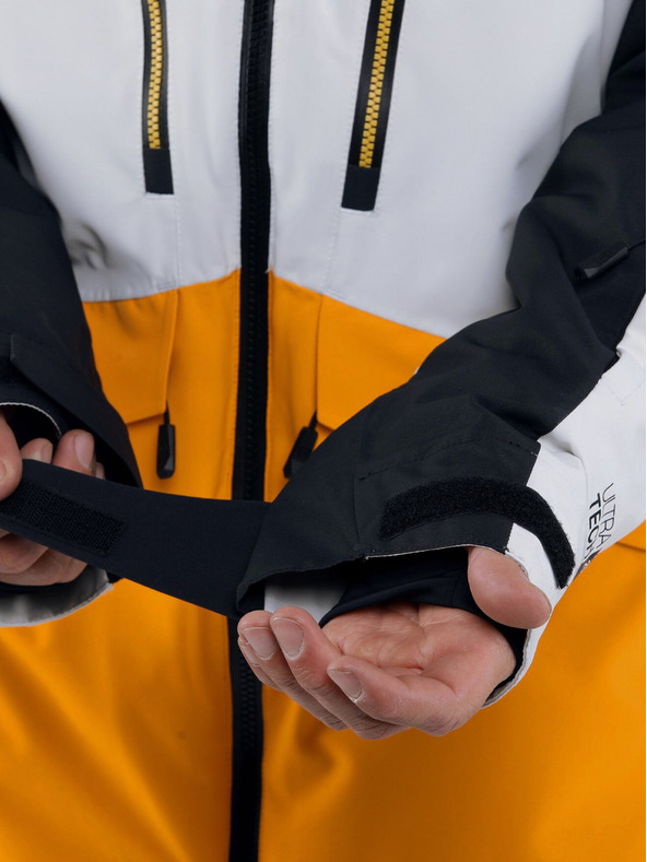 Horsefeathers Neizolirana jakna Halen II - crna/blistavo žuta veličina L HORSEFEATHERS