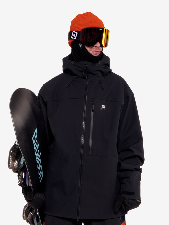 Horsefeathers Troslojna jakna Terra - crna veličina M Horsefeathers