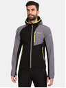 Kilpi Sivo-crna muška jakna za trčanje Kilpi BALEO-M