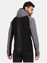 Kilpi Sivo-crna muška jakna za trčanje Kilpi BALEO-M