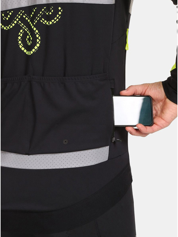 Kilpi Žuto-crna muška softshell biciklistička jakna Kilpi NERETO-M