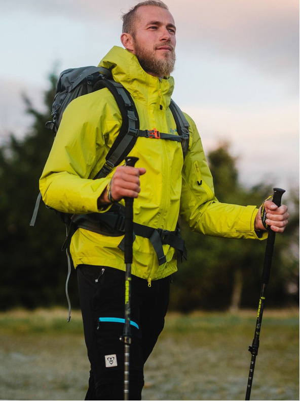 Kilpi Muška hardshell vodootporna jakna Kilpi MAMBA-M svijetlo zelena