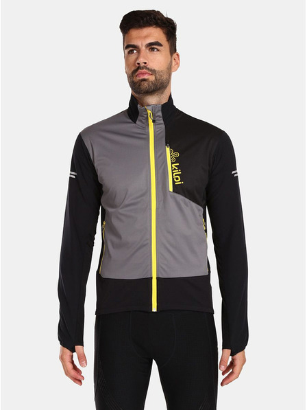 Kilpi Sivo-crna muška jakna za trčanje KILPI NORDIM-M