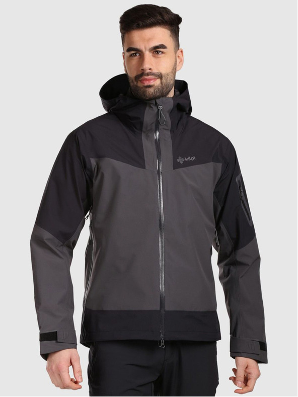 Kilpi Muška hardshell vodootporna jakna Kilpi MAMBA-M Tamno siva