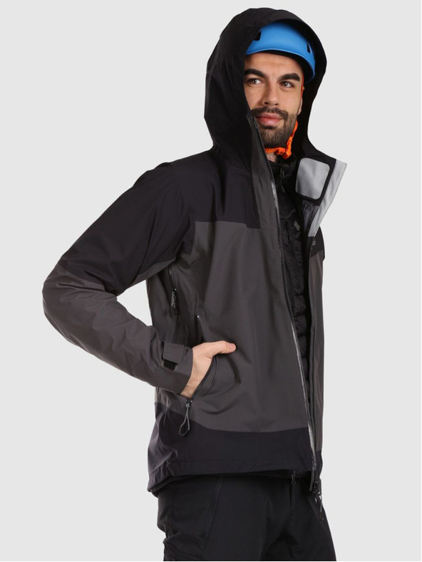 Kilpi Muška hardshell vodootporna jakna Kilpi MAMBA-M Tamno siva