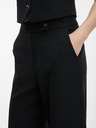 Orsay Crne ženske široke hlače ORSAY