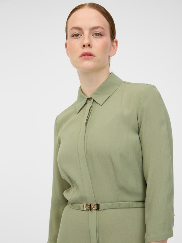 Orsay Kaki ženska košulja midi haljina ORSAY