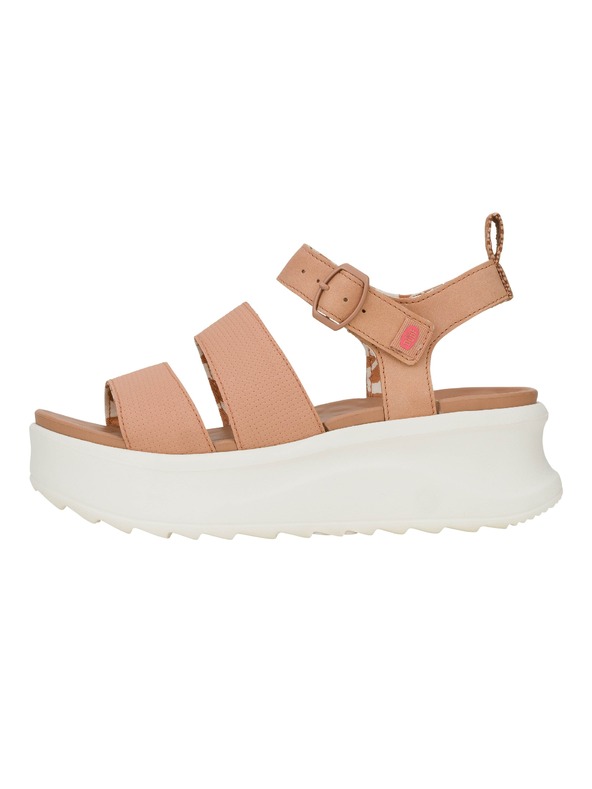 Hey Dude Ženske ružičaste sandale na platformi Hey Dude